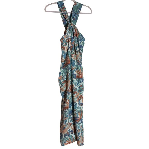 Faherty Bay Twist Organic Cotton Dress in Paradise Blossom Floral, Medium - Picture 2 of 12